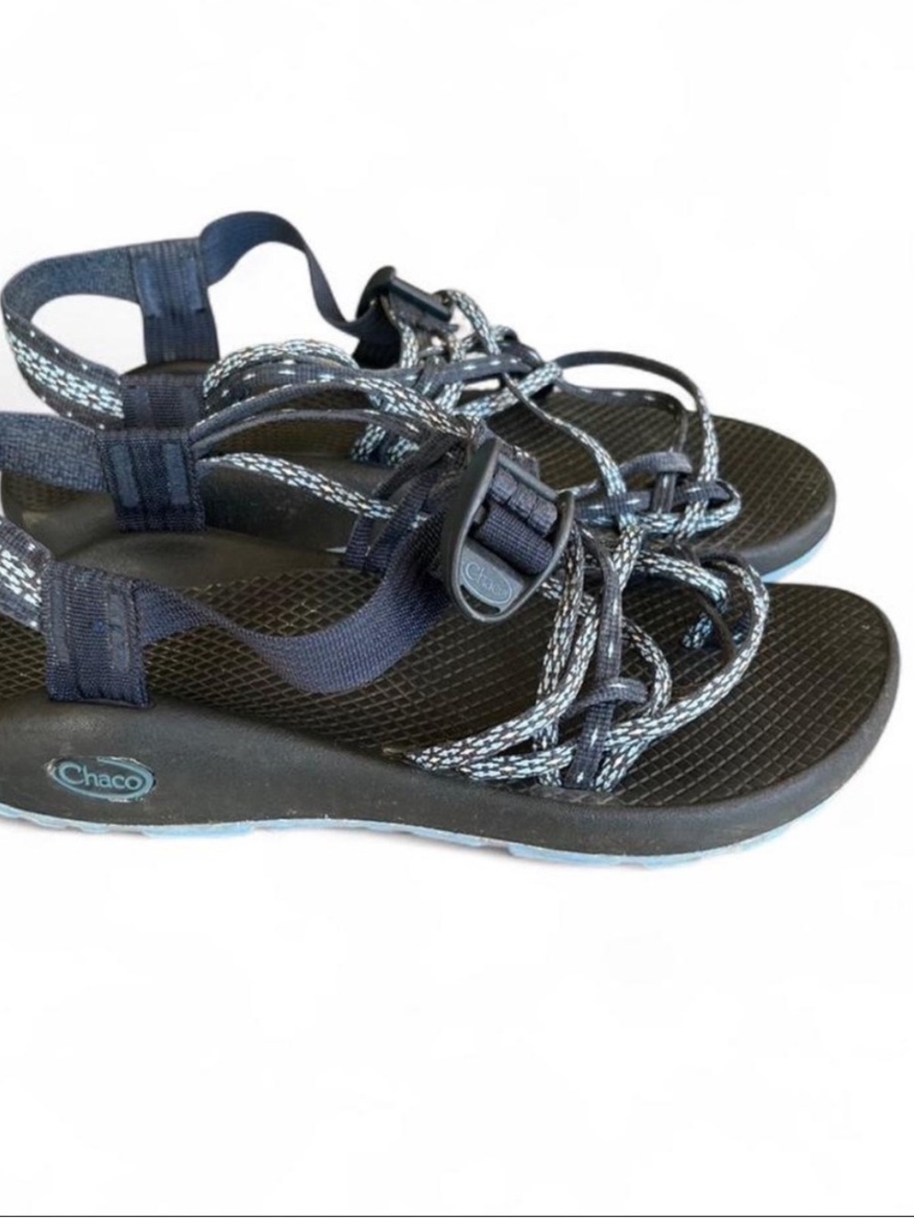 Chaco ZX/3 Women’s Blue Gray Sandals Size 9